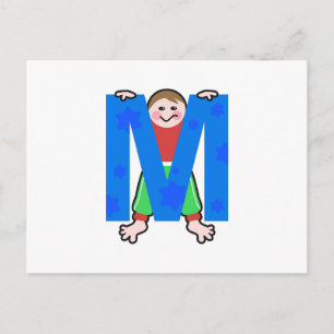 M ist für postkarte