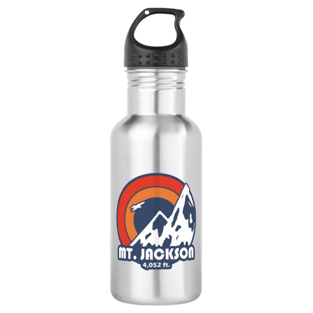 M. Jackson New Hampshire Sun Eagle Edelstahlflasche (Vorderseite)