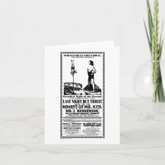 M. Kite - Carte de note (Devant)