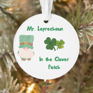 M. Leprechaun dans le collier sur un