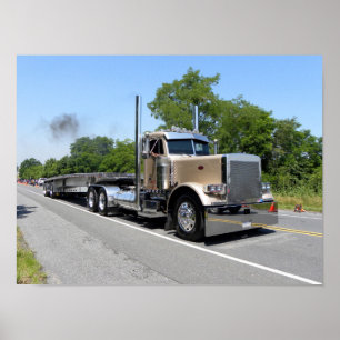 M. Linie Peterbilt 379 Plakat