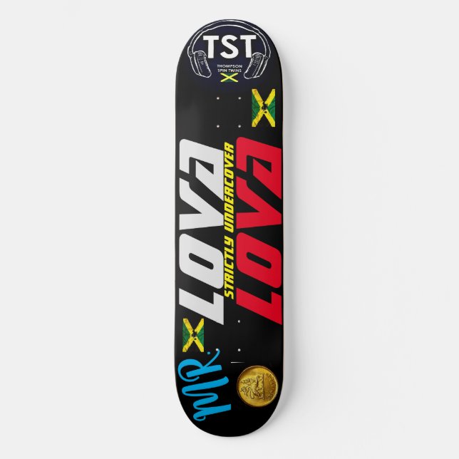 M. LOVA LOVA 8 Pont de Skateboard 1/2" (Recto)