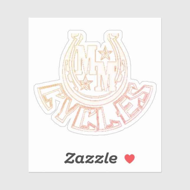 M&M Cycles Decal Aufkleber (Blatt)