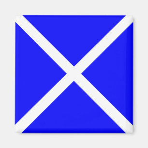 "M" (Mike) Code der Signalflagge Magnet