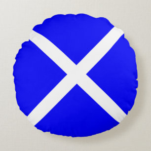 "M" (Mike) Code des Signalflagge Rundes Kissen
