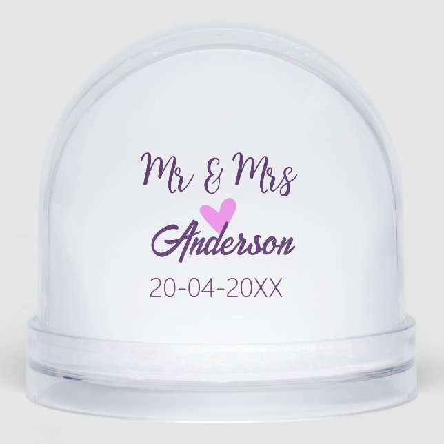 M & Mme ajout nom de famille date année cadeau de  (Avant)