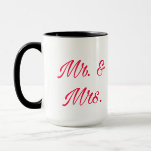 M. & Mme Couple Mug - Cadeau Romantique