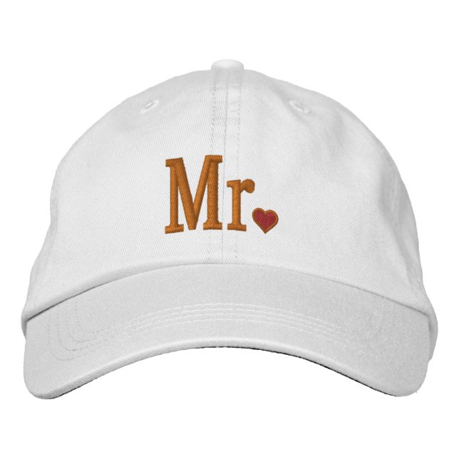 M. & Mme Embroidery Casquette brodé (Devant)