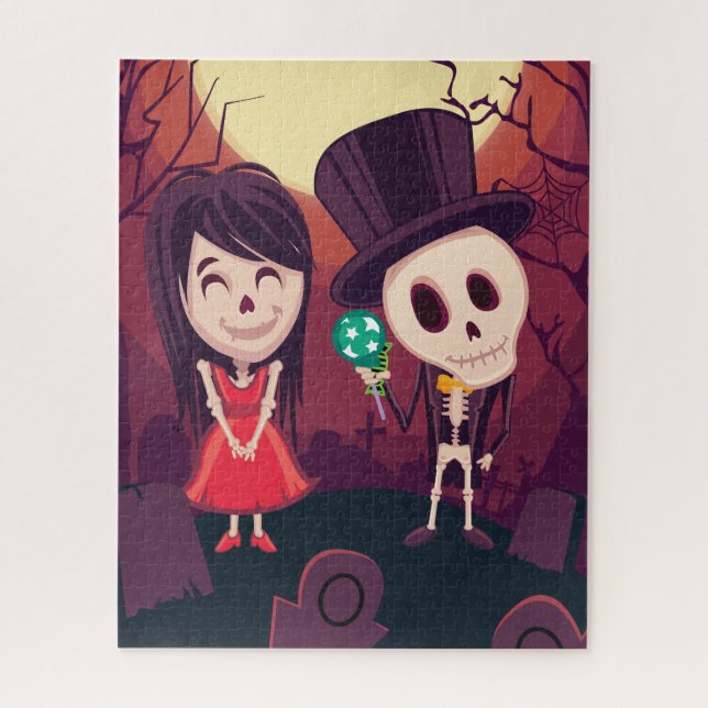 M. Mme Skeleton Puzzle (Vertical)