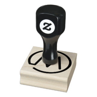 M Monogram-Briefmarke aus Holzkautschuk Gummistempel