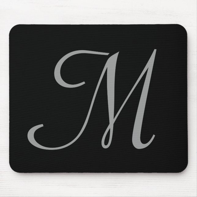 M: Monogram M Elegant Mousepad - Initialbrief (Vorne)