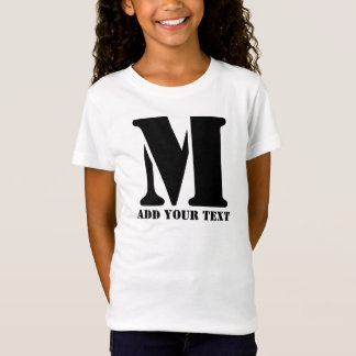 M Monogram Simple Modern Minimalistisch Personalis T-Shirt