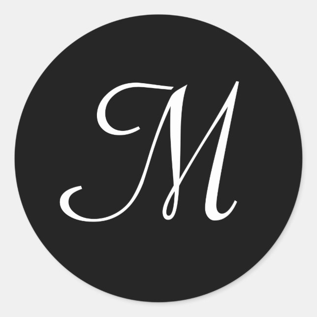 M Monogram Stickers (Vorderseite)