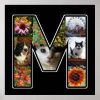 M Monogramm Erstellen Sie Ihre eigenen 9 FotoColla