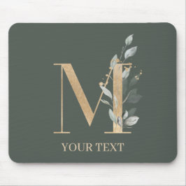 M Monogramm Personalisiertes Mauspad