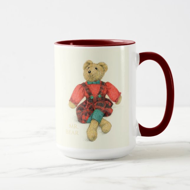 M. & MRS. BOIRE Tall Maroon Combo Mug (Droite)