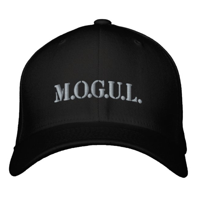 M.O.G.U.L BESTICKTE BASEBALLKAPPE (Vorderseite)