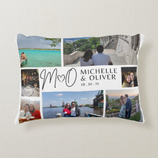 M+O Hochzeitstag Dekokissen