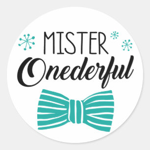 M. Onederful Party Sticker