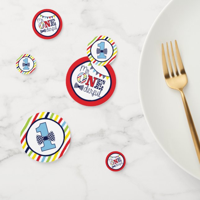 M. ONEderful Table Confetti en plusieurs couleurs (Groupe)
