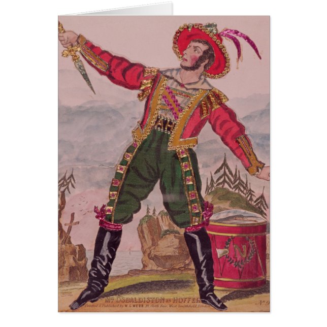 M. Osbaldiston comme Andreas Hofer (Devant)