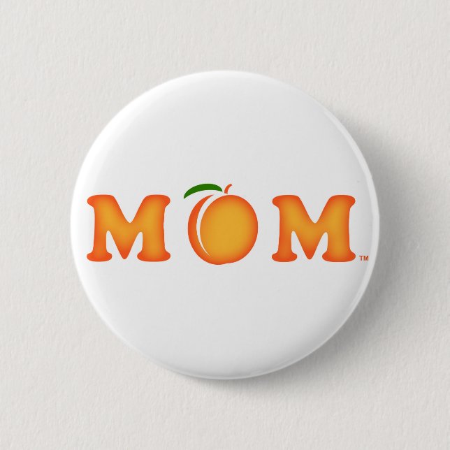 M-Pfirsich M Button (Vorderseite)