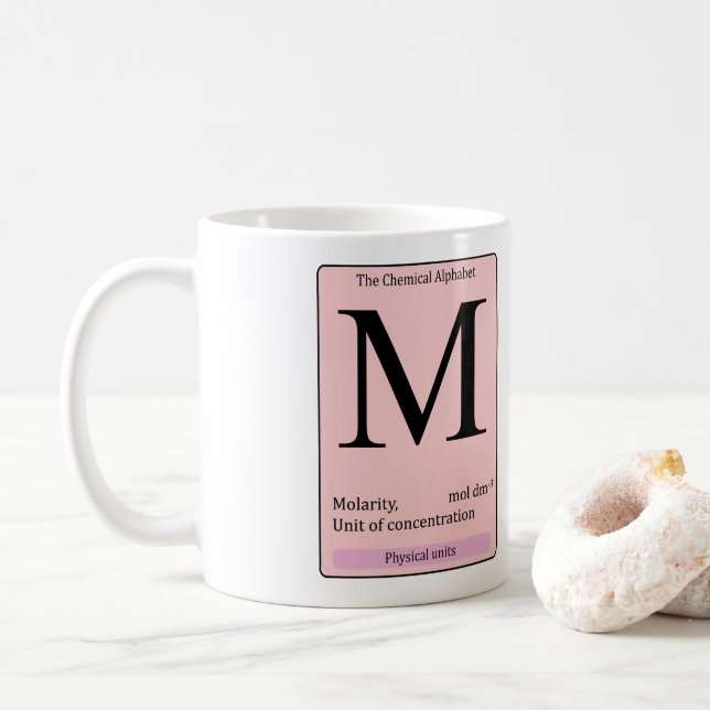 M première tasse de l'alphabet chimique (Avec donut)