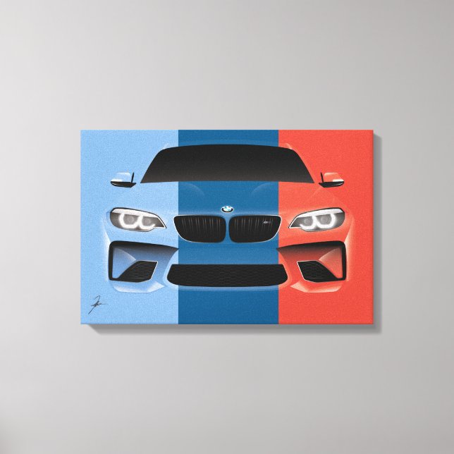 M-Racing M2 Art Leinwanddruck (Vorderseite)