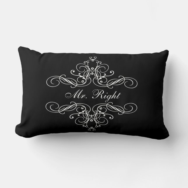 M. Right Elegant Boudoir Bed sien et son coussin (Recto)