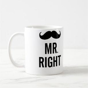 M. Right Mustache Mug