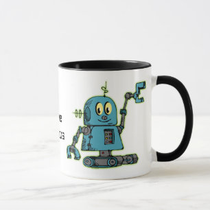 M. Robot Personalized Mug