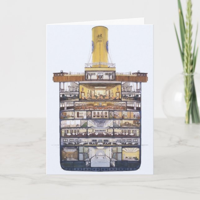 M/S Kungsholm Karte (Vorderseite)