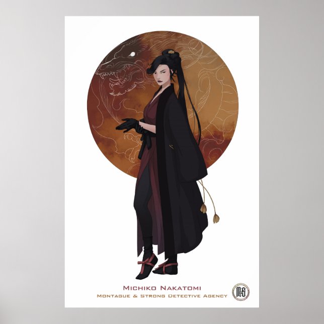 M&S Michiko Nakatomi Poster - Kunst, Dichtung und  (Vorne)