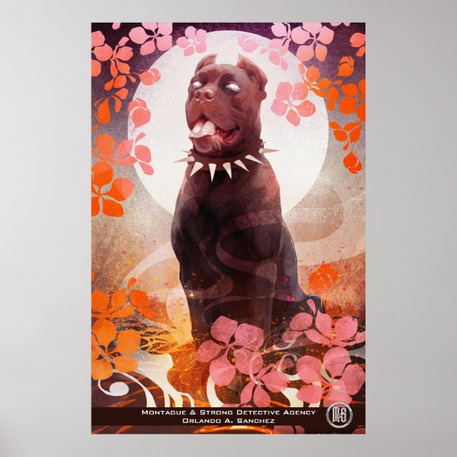 M&S Peaches Poster - Kunst von Galen Dara (Vorne)