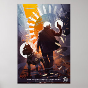 M&S Simon & Peaches Poster - Kunst von Galen Dara
