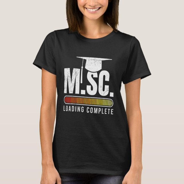M SC Lade Master Master Master Master Master of Sc T-Shirt (Vorderseite)