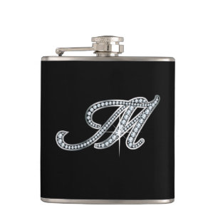 M Script "Diamond Bling"-Flasche Flachmann