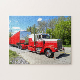 M. Seiten-rotes u. weißes W900L Puzzlespiel