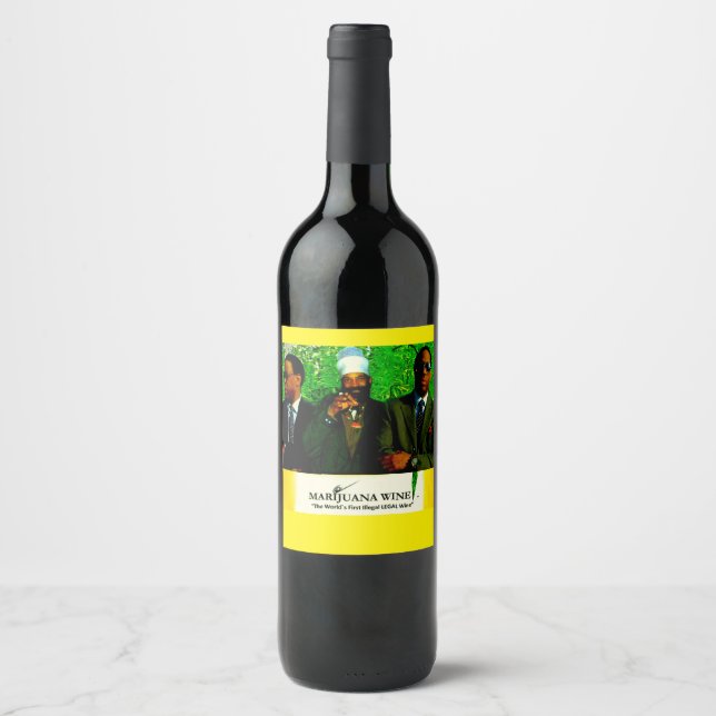 M WINE JMT Custom Wine Bottle Label (3,5" x 4") Weinetikett (Vorderseite)