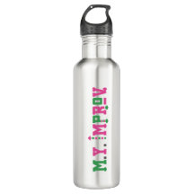 M.Y. Bouteille d'eau d'acier inoxydable sans prépa