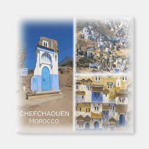 MA0030 Afrika, Marokko, Chefchaouen, Kühlschrank Magnet