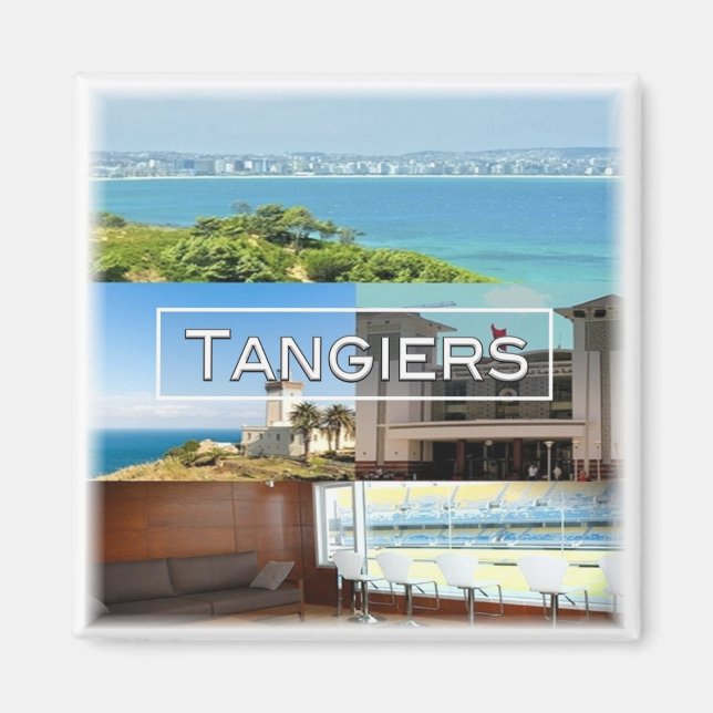 MA014 TANGIERS, Mosaik, Marokko, Afrika, Kühlschra Magnet (Vorne)
