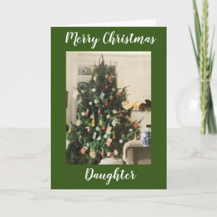 MA BELLE FILLE FAIT DE NOËL UNE CARTE MERRIER