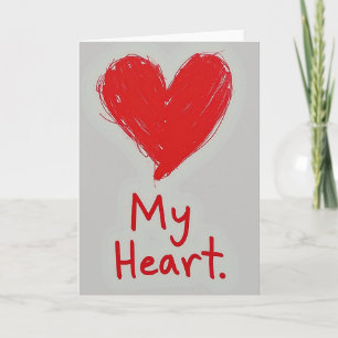 Ma carte d'amour cœur