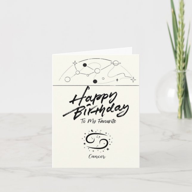 Ma carte d'anniversaire cardiaque pour le cancer p (Devant)
