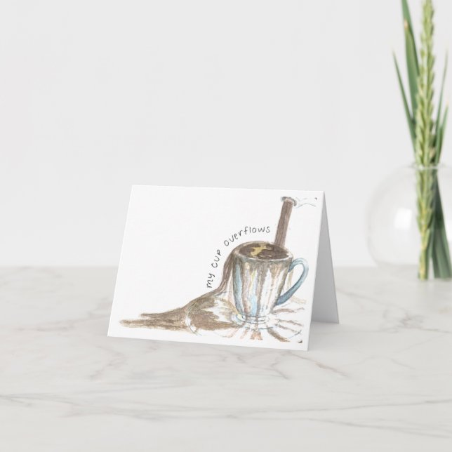 ma carte de débordement de tasse (Devant)