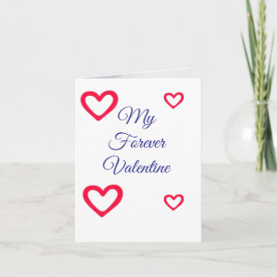 ma carte de Saint-Valentin pour toujours pliée
