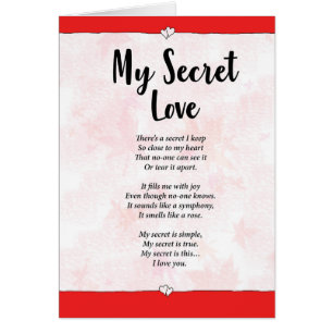 Ma carte de voeux secrète d'amour