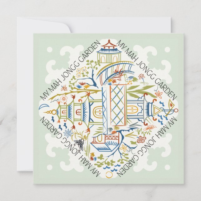 Ma carte Mah Jongg Garden (Devant)