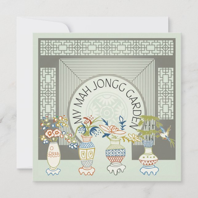 Ma carte Mah Jongg Garden (Devant)